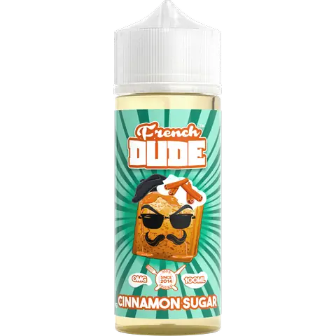 French Dude Series E-Liquid 100mL (Freebase) | Cinnamon Sugar