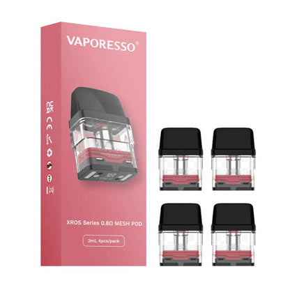 Vaporesso XROS Pods | 4-Pack | 0.8ohm Mesh (4-Packs)