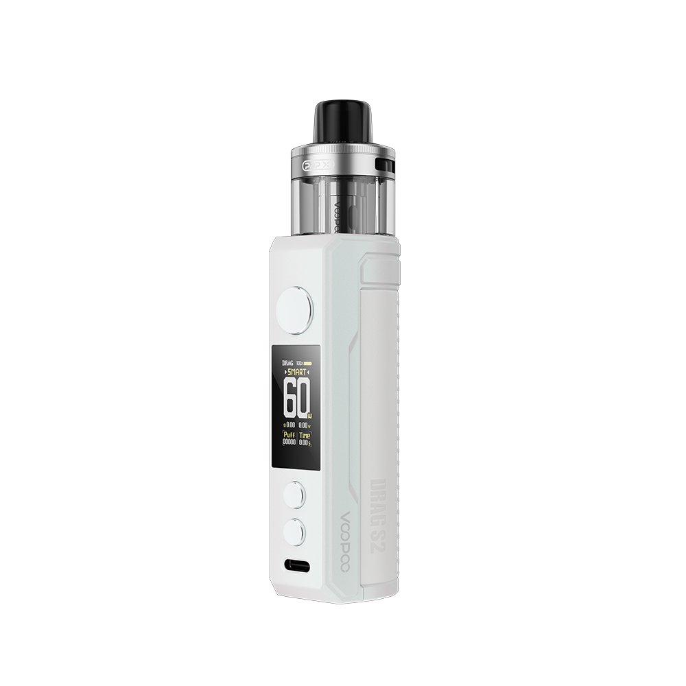 Voopoo Drag S2 60W Kit (Pod System) | Pearl White