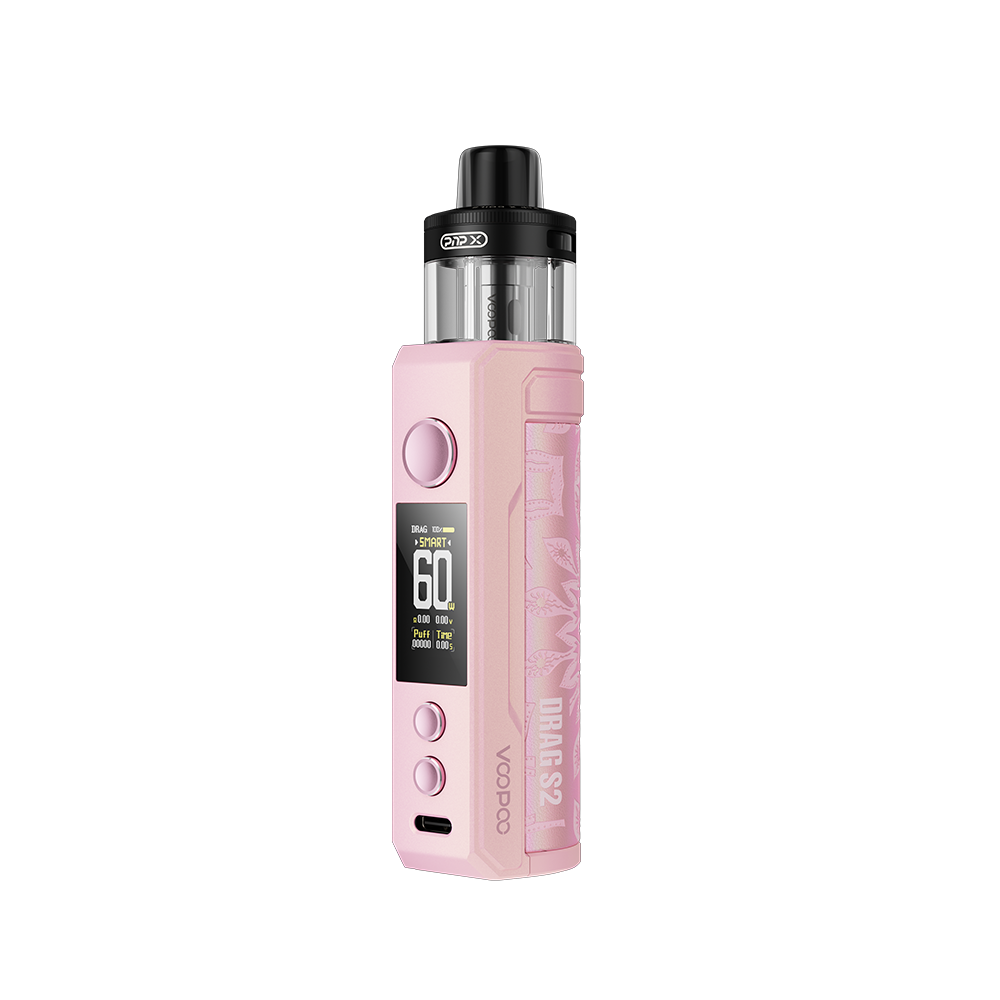 Voopoo Drag S2 60W Kit (Pod System) | Glow Pink