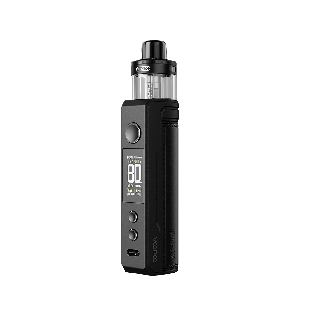 Voopoo Drag X2 80W Kit (Pod System) | Spray Black