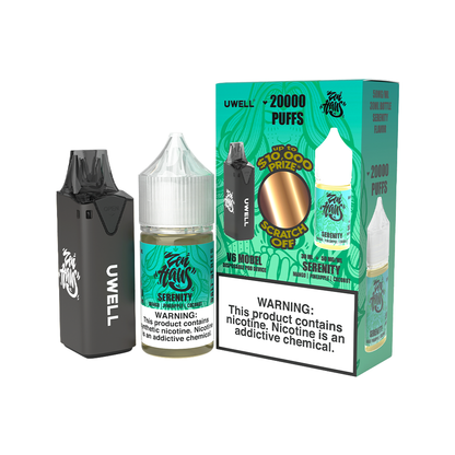 Collab Bundle – Uwell V6 Disposable Device + Daddy’s Vapor 30mL Juice | Serenity