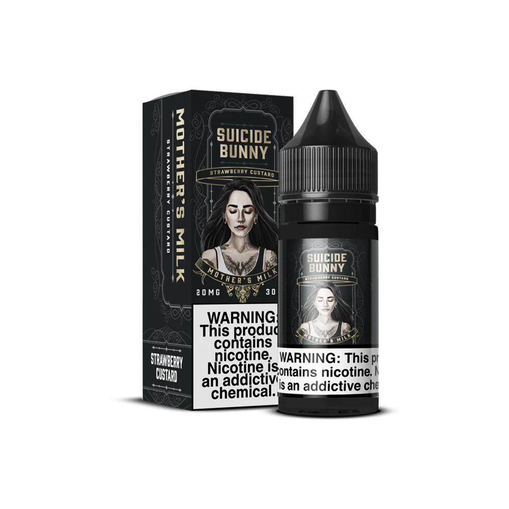 Suicide Bunny Salt Series E-Liquid 30mL (Salt Nic) | Mother's Milk with packaging