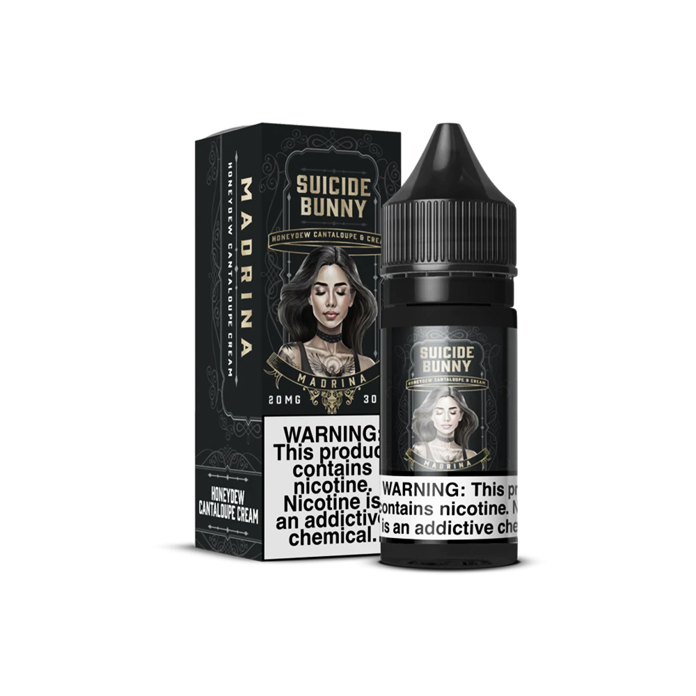 Suicide Bunny Salt Series E-Liquid 30mL (Salt Nic) | Madrina with packaging