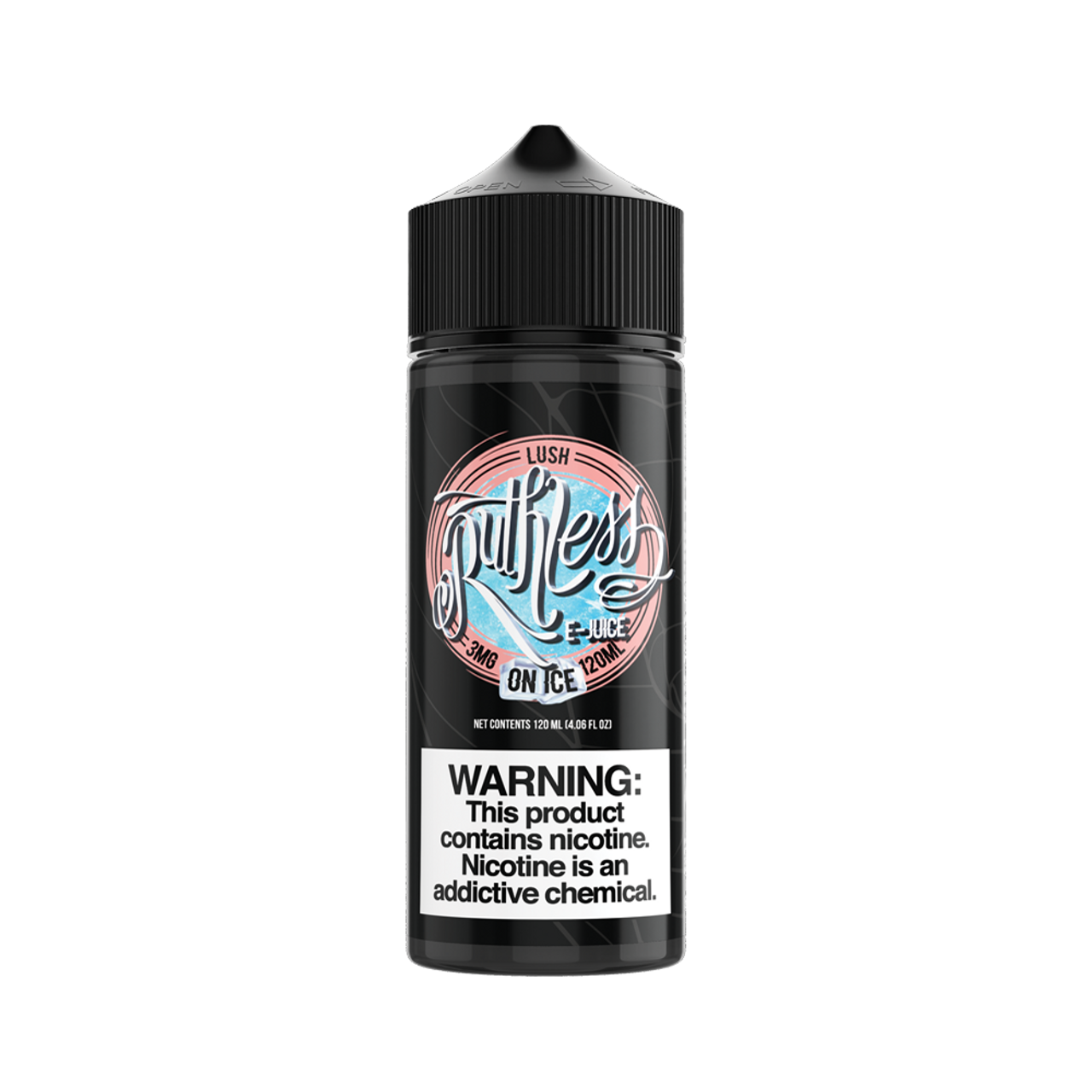 Ruthless Series E-Liquid 120mL (Freebase) Lush On Ice