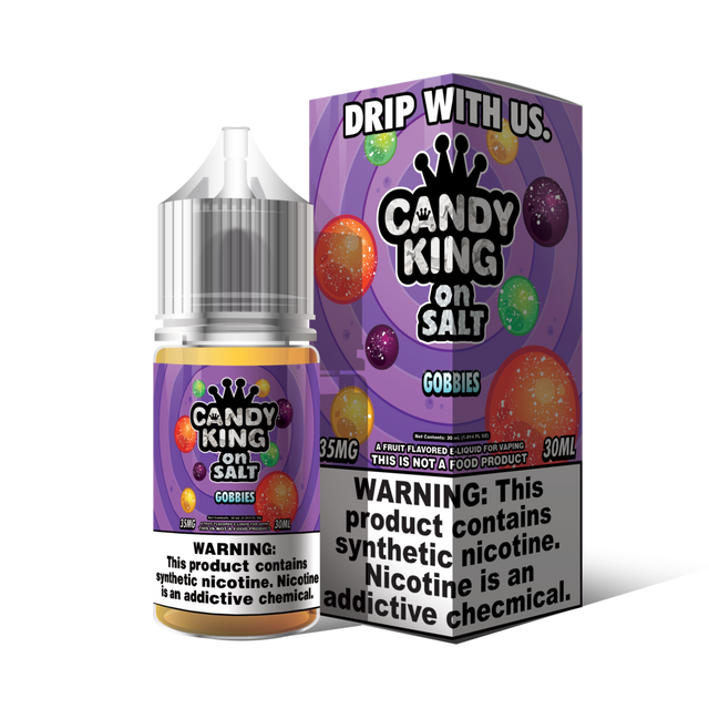 Candy King on Salt Series E-Liquid 30mL (Salt Nic) Gobbies with Packaging