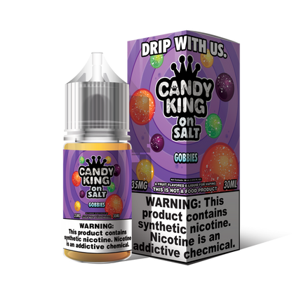 Candy King on Salt Series E-Liquid 30mL (Salt Nic) Gobbies with Packaging