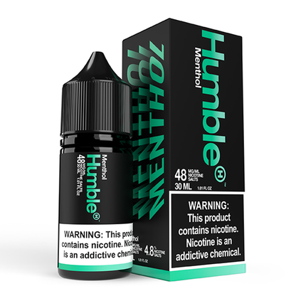 Humble Salt Series E-Liquid 30mL (Salt Nic) Menthol with packaging