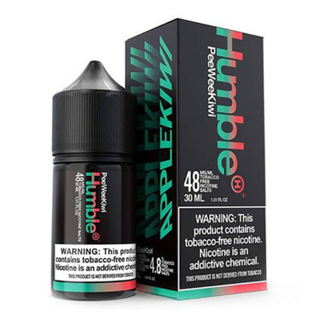 Humble Salt Series E-Liquid 30mL (Salt Nic) Pee Wee Kiwi with packaging