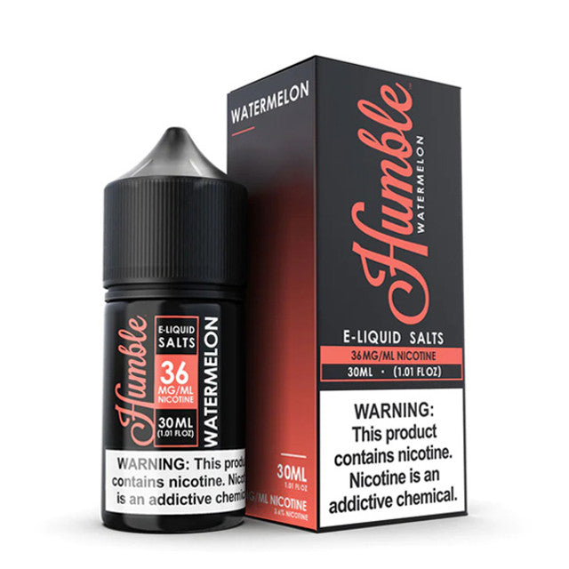 Humble Salt Series E-Liquid 30mL (Salt Nic) Watermelon with packaging