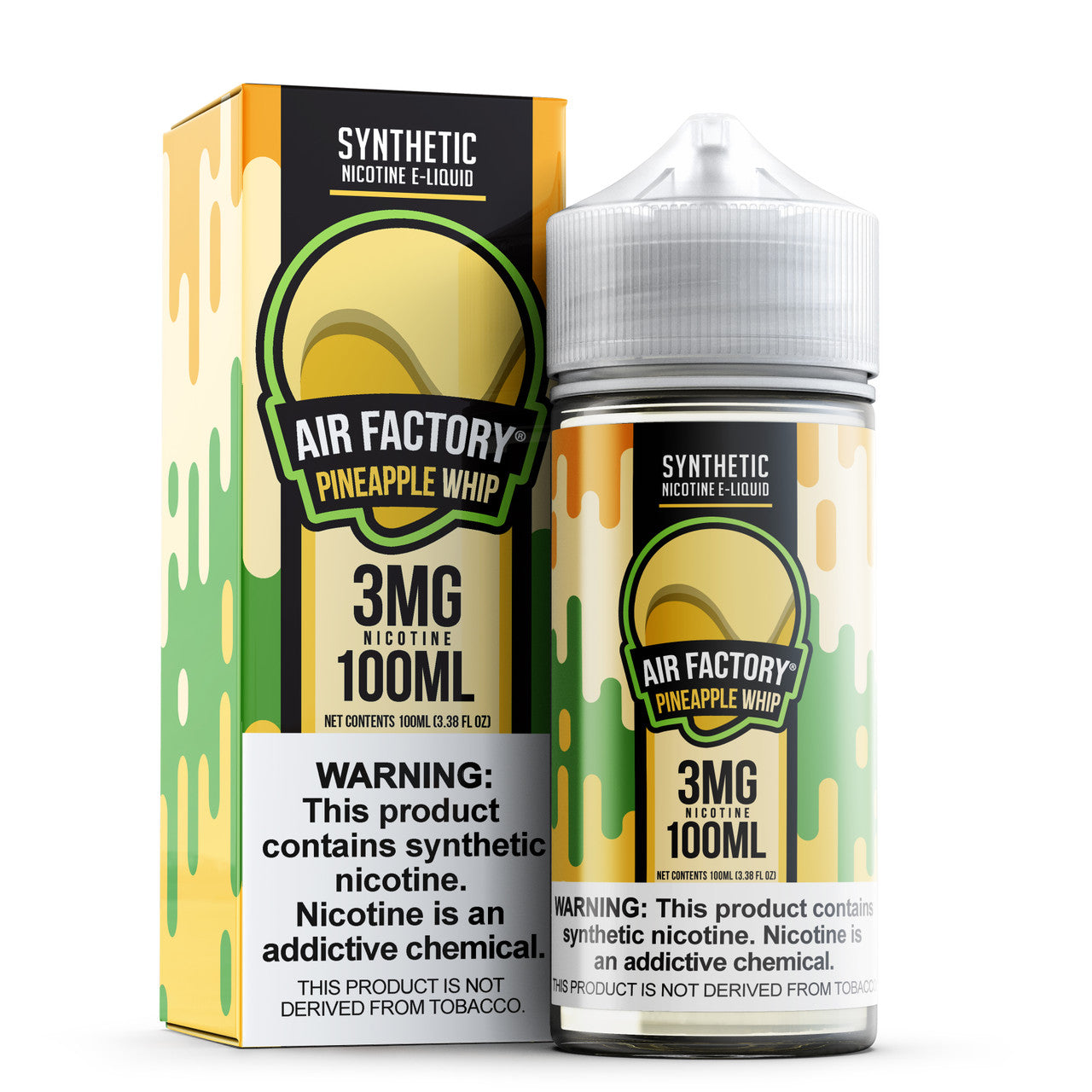 Air Factory TFN Series E-Liquid 100mL (Freebase) | Hawaiian Pineapple Pineapple Whip with packaging