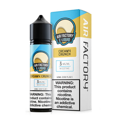 Air Factory E-Juice 60mL (Freebase) Creamy Crunch with packaging