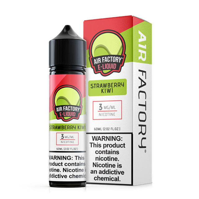 Air Factory E-Juice 60mL (Freebase) Strawberry Kiwi with packaging