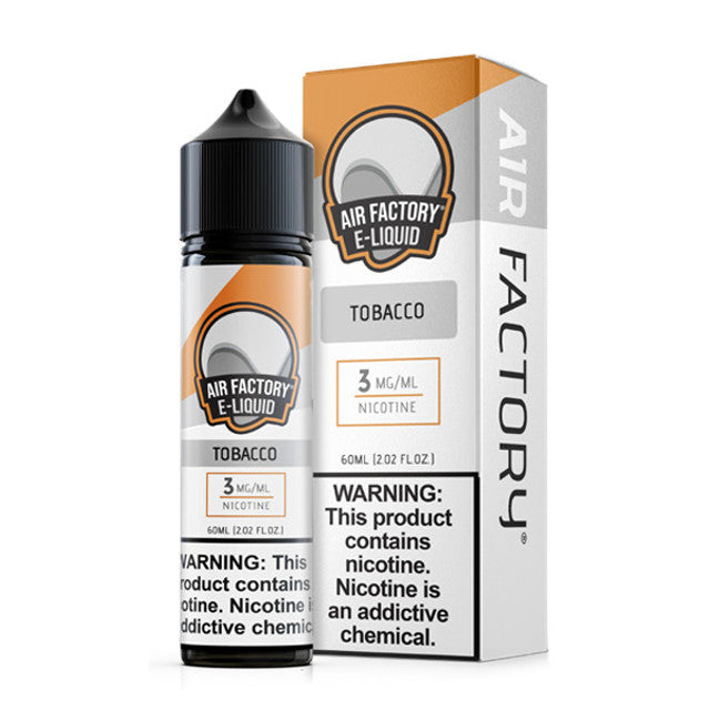Air Factory E-Juice 60mL (Freebase) Tobacco with packaging