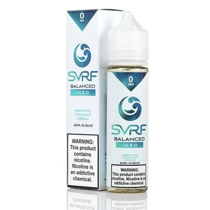 SVRF Series E-Liquid 60mL (Freebase) | Balanced Iced with Packaging