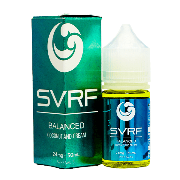 SVRF Salt Series E-Liquid 30mL (Salt Nic) | Balanced with packaging