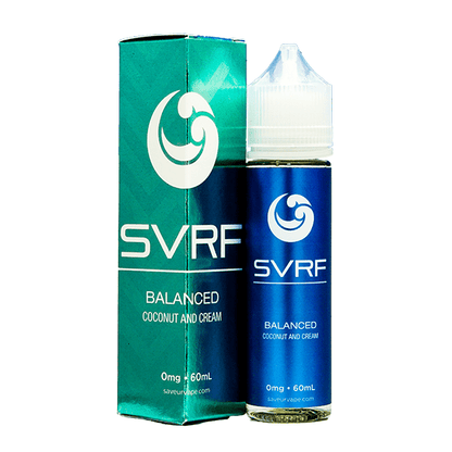 SVRF Series E-Liquid 60mL (Freebase) | Balanced with Packaging