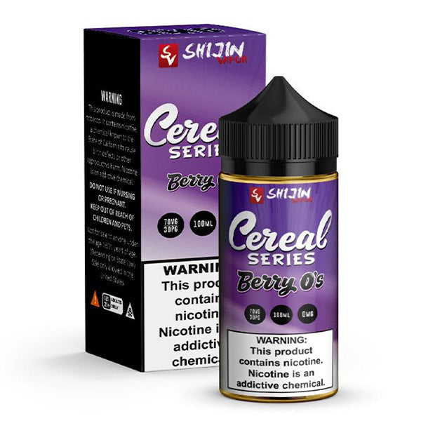 Tasty O’s Series E-Liquid 100mL (Freebase) | Berry  Os with Packaging