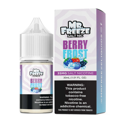 Mr. Freeze TFN Salt Series E-Liquid 30mL (Salt Nic)  Berry Frost with Packaging