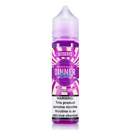 Dinner Lady TFN Series E-Liquid 60mL (Freebase) Blackberry Crumble