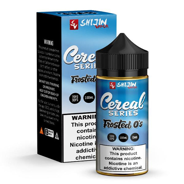 Tasty O’s Series E-Liquid 100mL (Freebase) | Frosted Os with Packaging