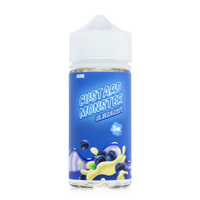 Jam Monster Custard Series E-Liquid 100mL (Freebase) Blueberry