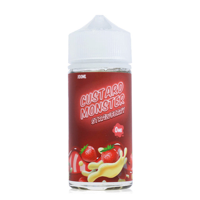 Jam Monster Custard Series E-Liquid 100mL (Freebase) Strawberry 