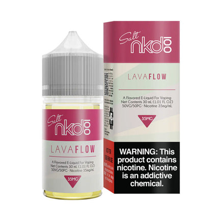 Naked TFN Salt Series E-Liquid 30mL (Salt Nic) Lava Flow with Packaging