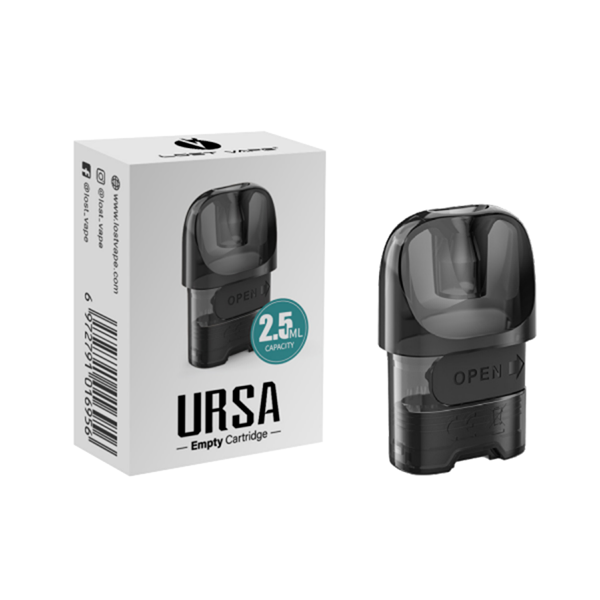 Lost Vape Ursa Empty Replacement Pod 2.5mL | Black with Packaging