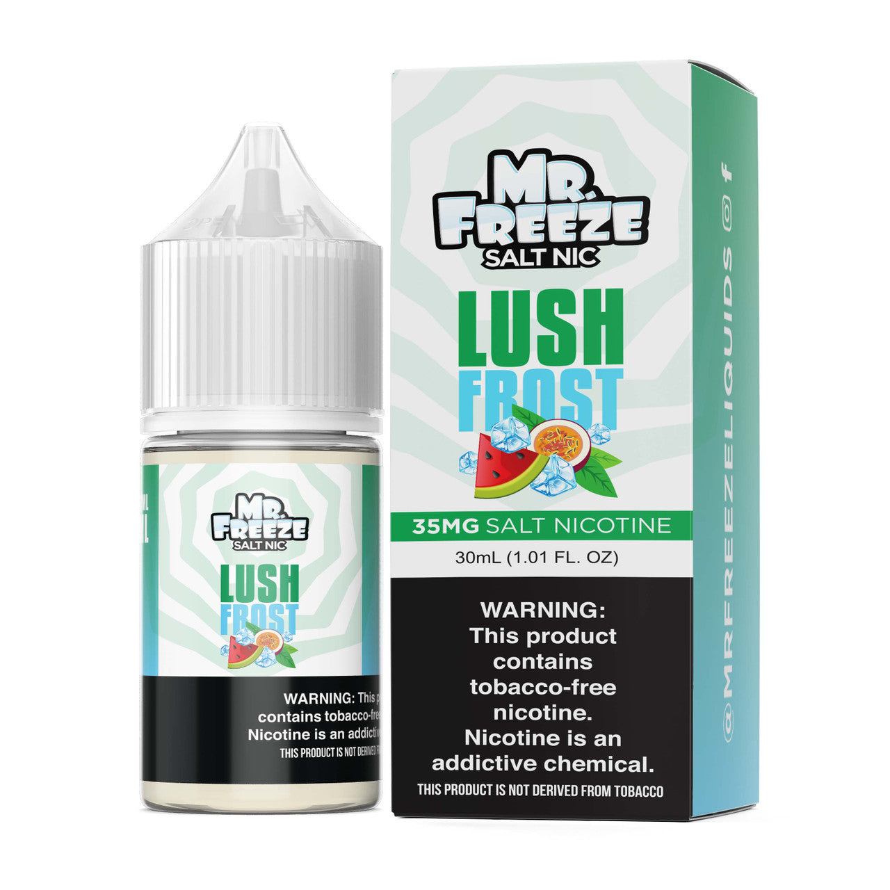 Mr. Freeze TFN Salt Series E-Liquid 30mL (Salt Nic)  Lush Frost with Packaging