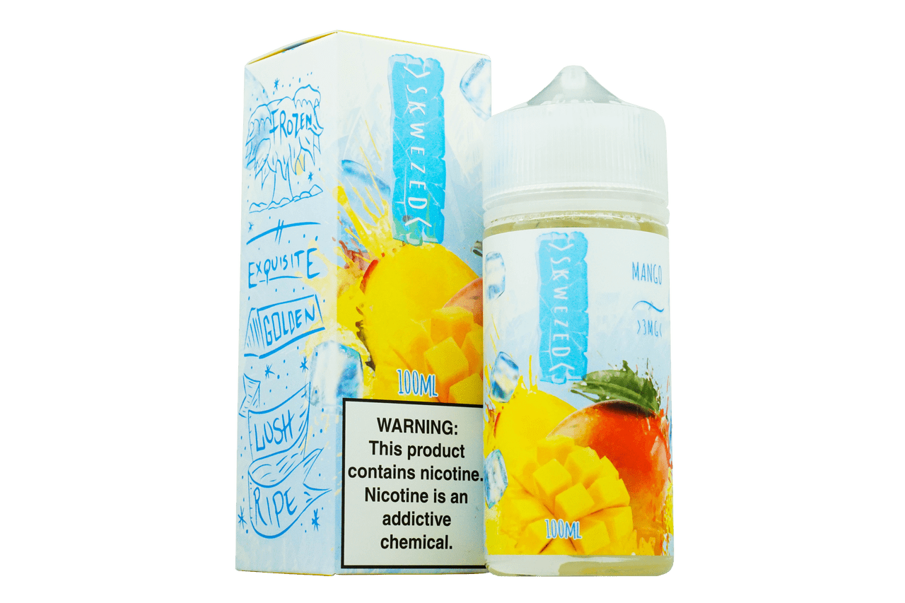 Skwezed 100mL E-Liquid Series (Freebase) | Mango Ice with packaging