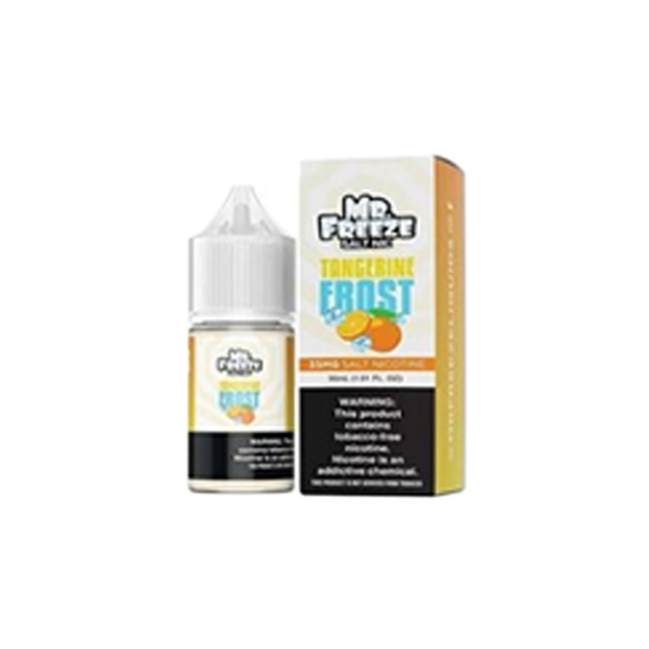 Mr. Freeze TFN Salt Series E-Liquid 30mL (Salt Nic)  Tangerine Frost with Packaging