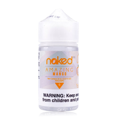 Naked 100 E-Liquid 60mL (Freebase) |  Mango Amazing Mango