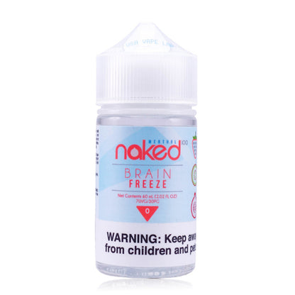 Naked 100 E-Liquid 60mL | PMTA Submitted (Freebase) | Strawberry Pom Brain Freeze