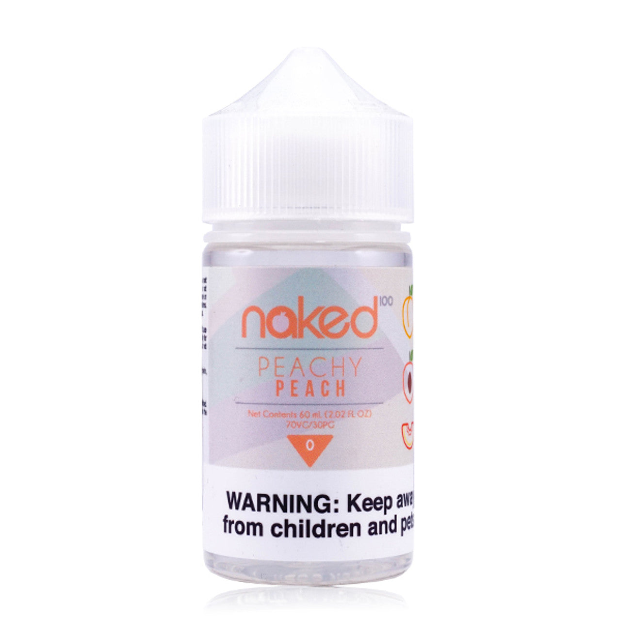 Naked 100 E-Liquid 60mL (Freebase) |  Peach Peachy Peach