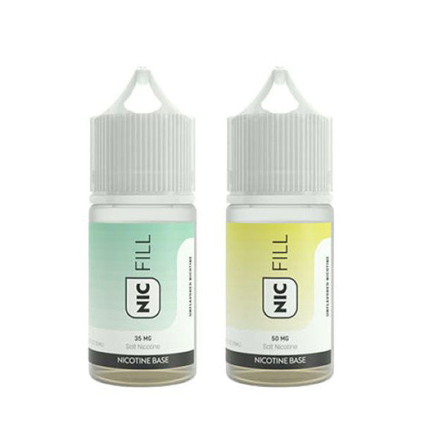 Nic Fill Unflavored Nicotine Concentrate 15mL Group Photo