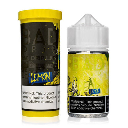 Bad Drip Series E-Liquid 60mL (Freebase) Dead Lemon with packaging