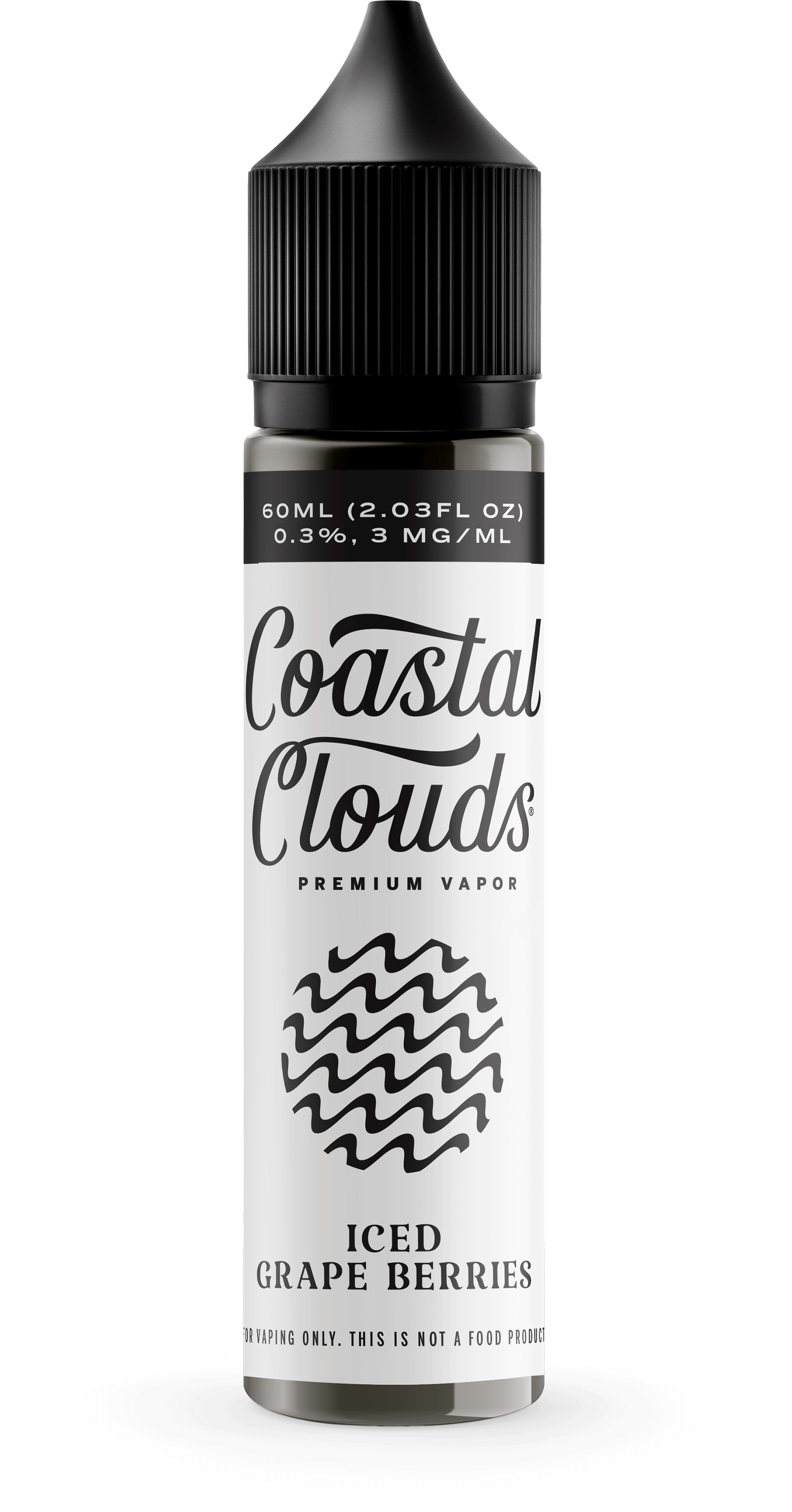 Coastal Clouds 60mL E-Liquid Series (Freebase) | Iced Grape Berries