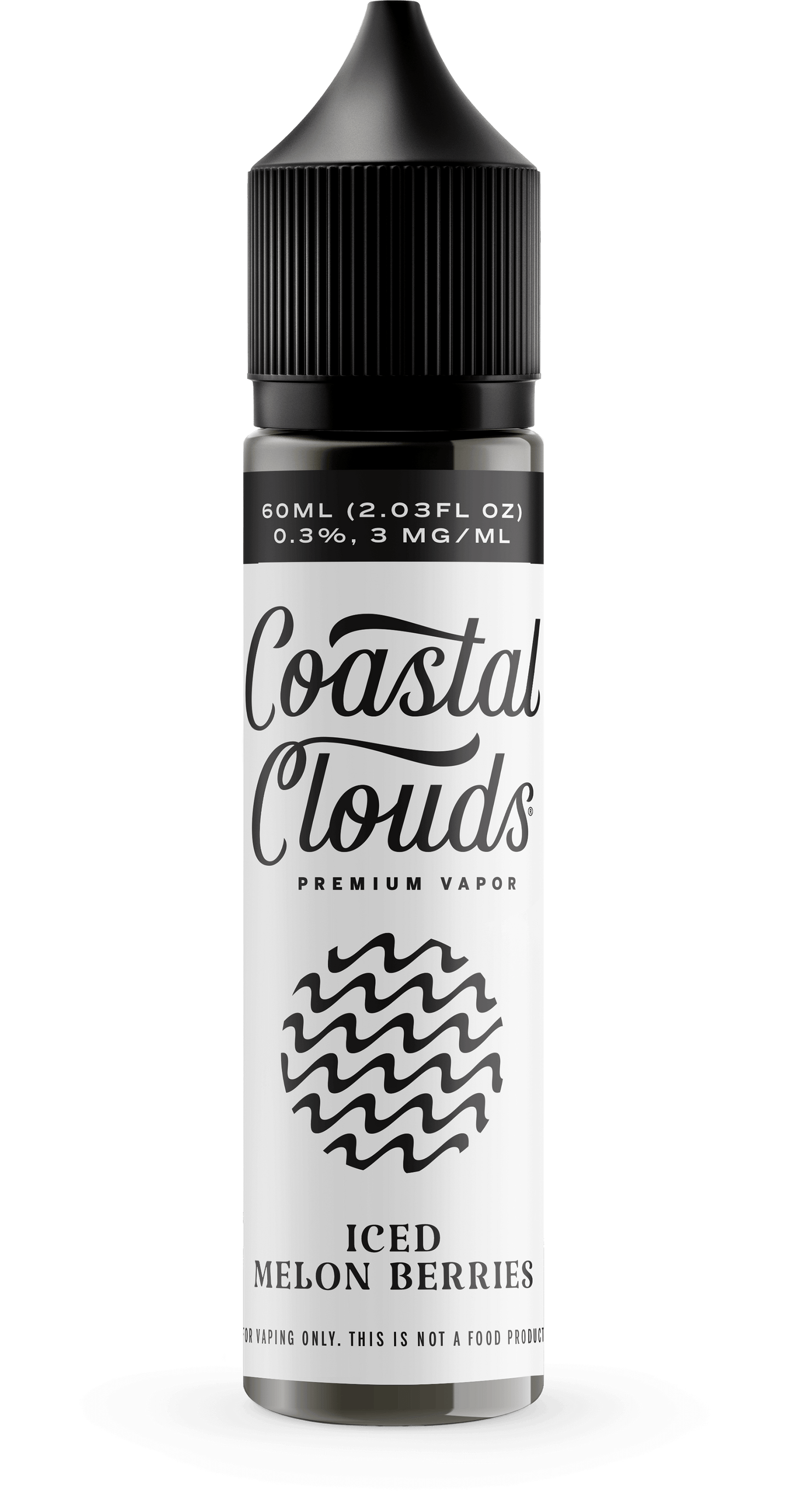 Coastal Clouds 60mL E-Liquid Series (Freebase) | Iced Melon Berries