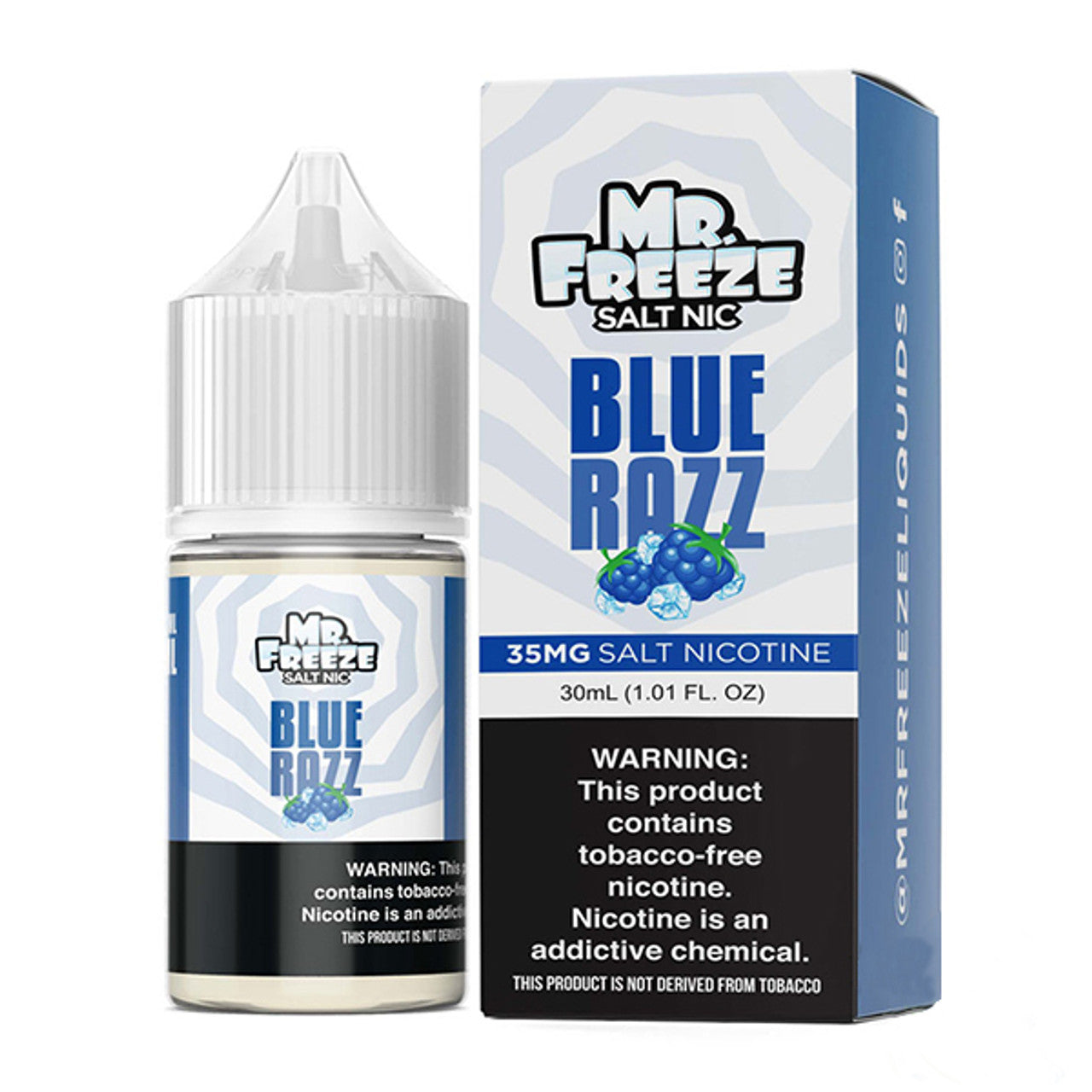Mr. Freeze TFN Salt Series E-Liquid 30mL (Salt Nic)  Blue Raspberry with Packaging