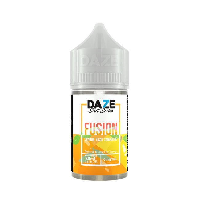 7Daze Fusion Salt Series E-Liquid 30mL (Salt Nic) Orange Yuzu Tangerine