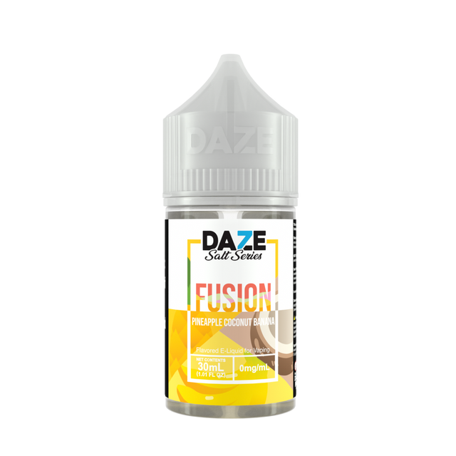 7Daze Fusion Salt Series E-Liquid 30mL (Salt Nic) Pineapple Coconut Banana