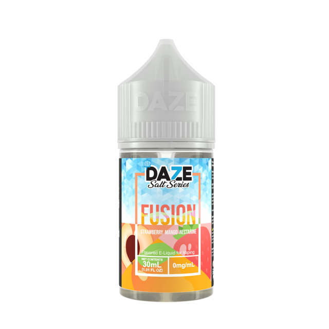 7Daze Fusion Salt Series E-Liquid 30mL (Salt Nic) Strawberry Mango Nectarine Iced