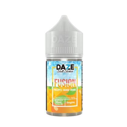 7Daze Fusion Salt Series E-Liquid 30mL (Salt Nic) Pineapple Mango Orange Iced