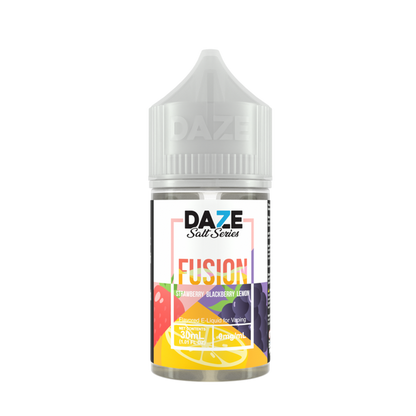 7Daze Fusion Salt Series E-Liquid 30mL (Salt Nic) Strawberry Blackberry Lemon