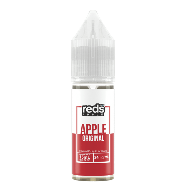 7Daze Reds Salt Series E-Liquid 15mL (Salt Nic) Apple
