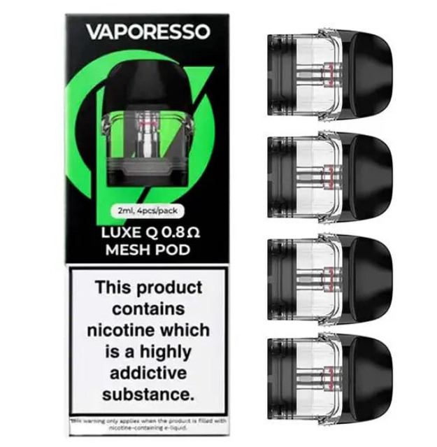 Vaporesso Luxe QS Replacement Pod – 2mL (4-Pack)