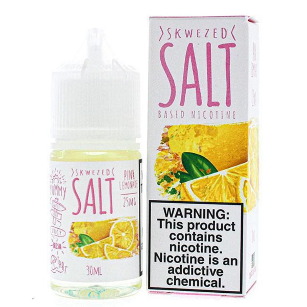 Skwezed Salt Series E-Liquid 30mL (Salt Nic) Pink Lemonade  with Packaging