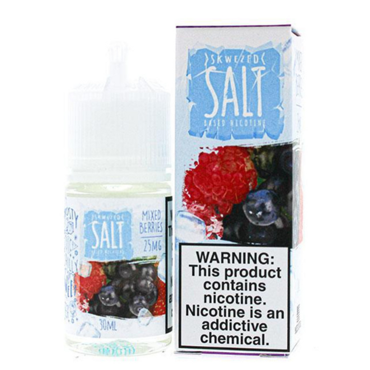 Skwezed Salt Series E-Liquid 30mL (Salt Nic) Mixed Berries Ice with Packaging