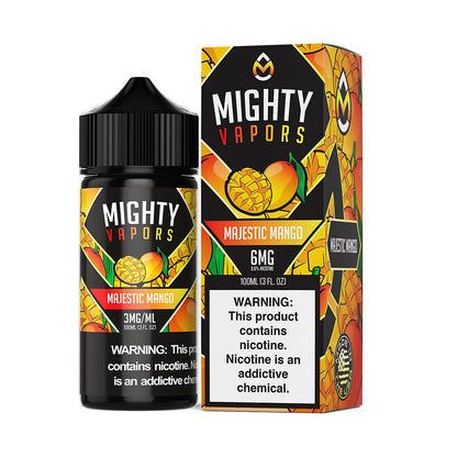 Mighty Vapors E-Juice 100mL (Freebase) | Majestic Mango